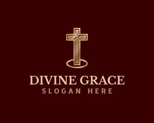 Cross Christian Religion logo