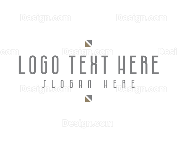 Modern Metallic Professional Logo