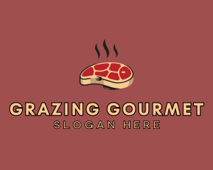 Grilled Steak Restaurant logo design