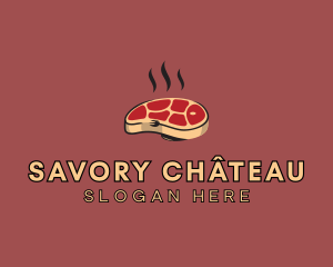 Grilled Steak Restaurant logo design