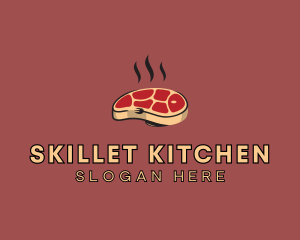 Grilled Steak Restaurant logo design