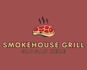 Grilled Steak Restaurant logo design