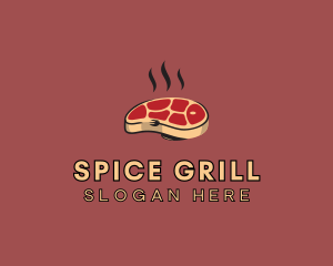 Grilled Steak Restaurant logo design