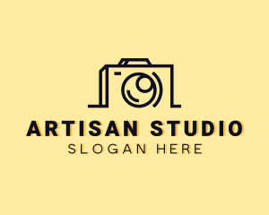 Digital Camera Lens logo design