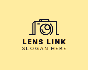 Digital Camera Lens logo design