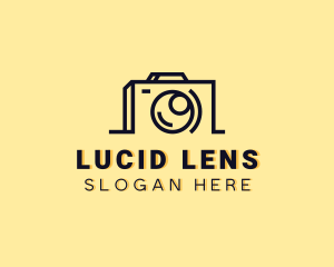 Digital Camera Lens logo design