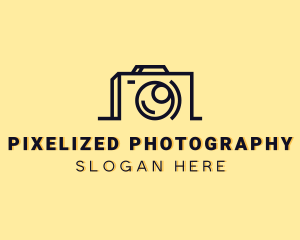 Digital Camera Lens logo design