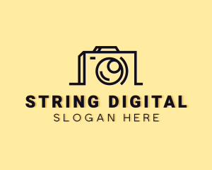 Digital Camera Lens logo design