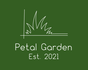 Minimalist Lawn Care  logo design