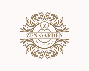 Flower Wedding Garden logo design