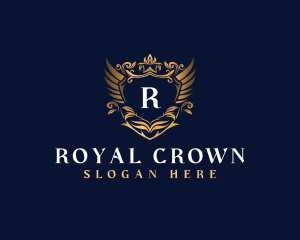 Crest Royal Crown logo design