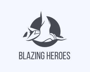 Goose Cape Hero logo design