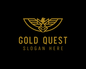 Gold Eagle Sigil logo design