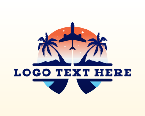 Airplane Travel Tourism logo