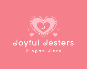 Playful Heart Love logo design