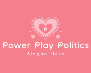 Playful Heart Love logo design