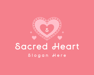 Playful Heart Love logo design