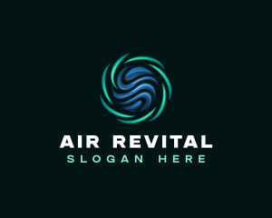 HVAC Air Cycle logo design