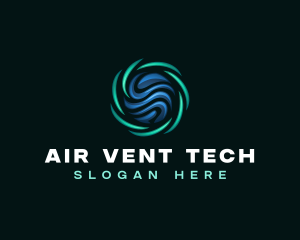 HVAC Air Cycle logo design