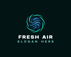 HVAC Air Cycle logo design