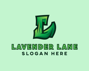 Green Urban Letter L  logo design