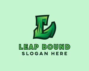 Green Urban Letter L  logo design