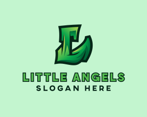 Green Urban Letter L  logo design