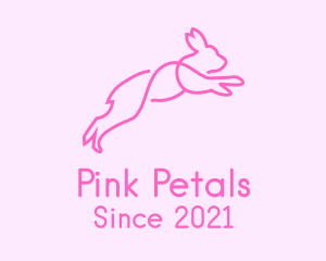 Pink Bunny Rabbit logo