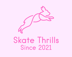 Pink Bunny Rabbit logo design