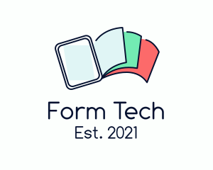 Digital Book Pages logo design