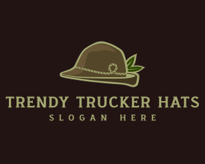 Tyrolean Hat Costume logo design