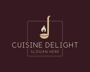 Ladle Cooking Restaurant logo design