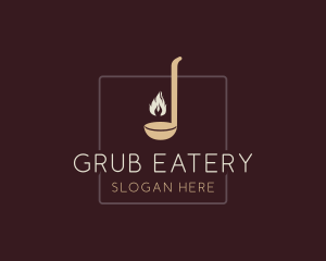 Ladle Cooking Restaurant logo design