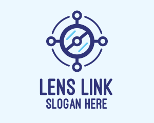 Underwater Camera Lens  logo design