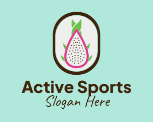 Dragon Fruit Badge  Logo