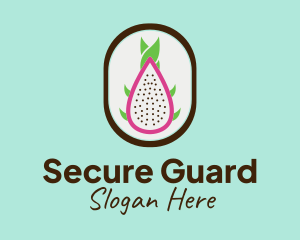 Dragon Fruit Badge  Logo