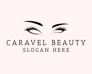 Beautiful Cosmetic Eyelashes logo design