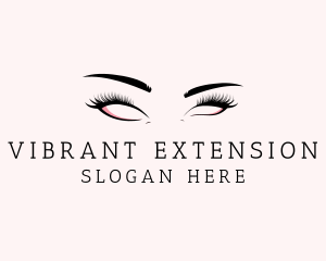 Beautiful Cosmetic Eyelashes logo design