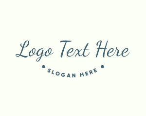 Minimalist Cursive Business logo