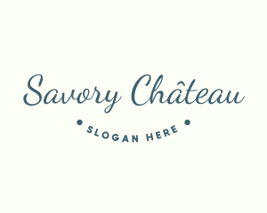 Minimalist Cursive Business logo design