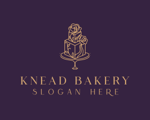 Floral Cake Bakery logo design