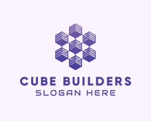 Database Network Cube logo design