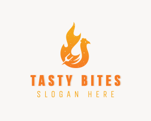 Roast BBQ Chicken Logo