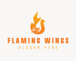 Roast BBQ Chicken logo design