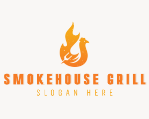 Roast BBQ Chicken logo