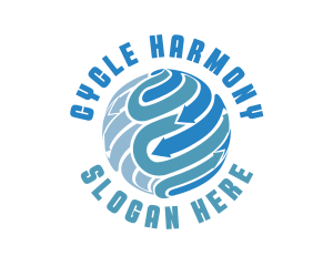 Globe Arrow Cycle logo