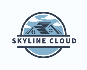 Outdoor Clouds Roofing logo design