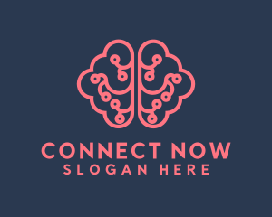 Brain Data Connection logo design