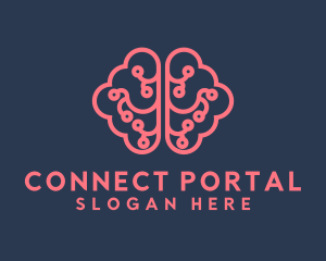 Brain Data Connection logo design