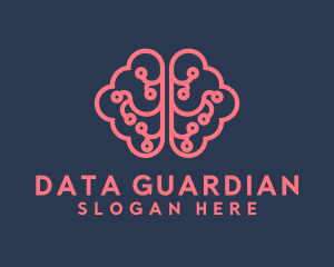 Brain Data Connection logo design